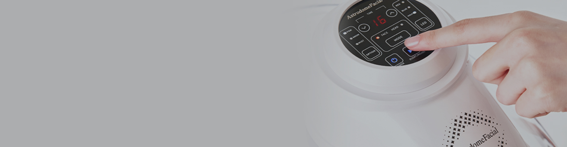 OxygenCeuticals AstrodomeFacial is controllable via the touch panel